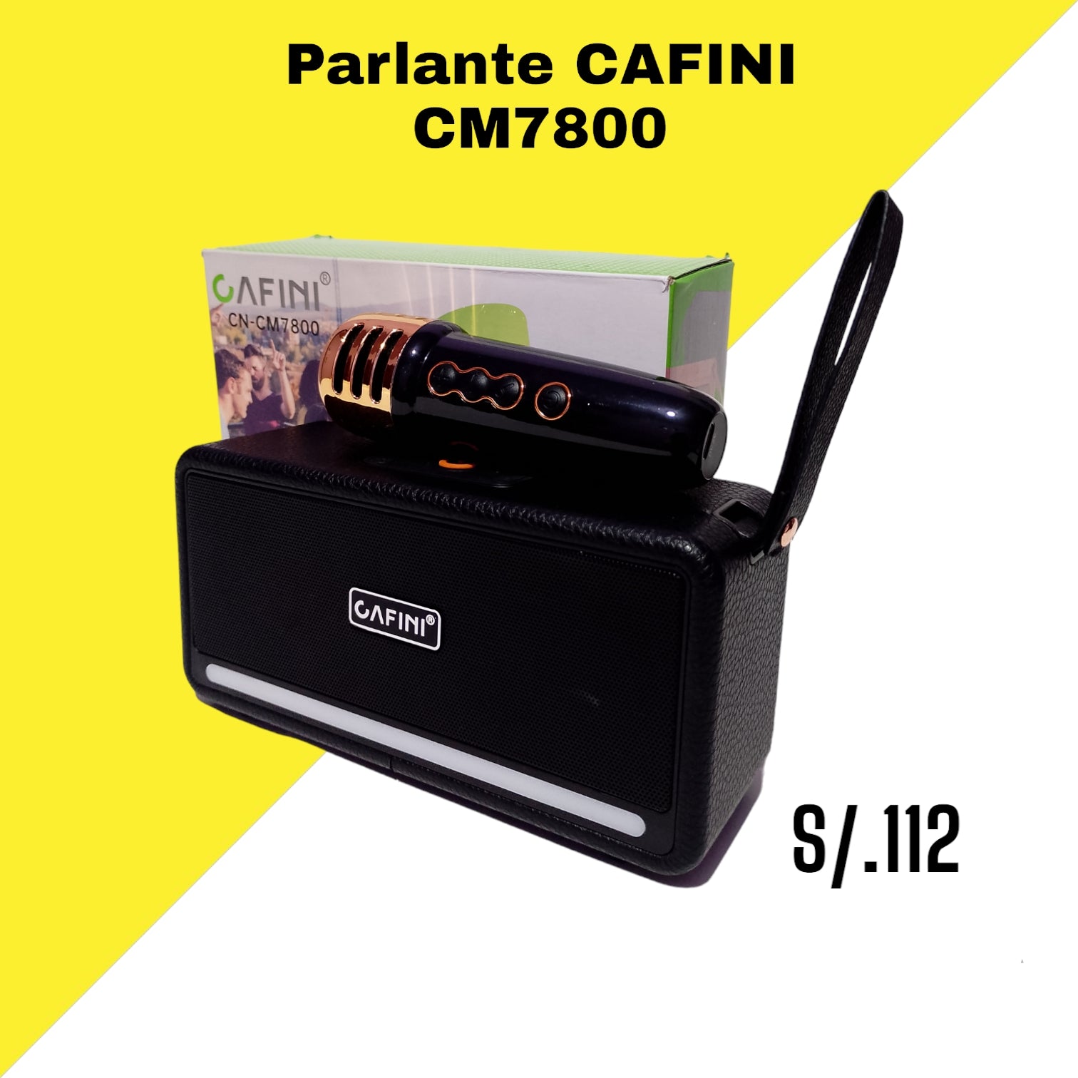 PARLANTE CAFINI CN-CM7800 (KARAOKE)