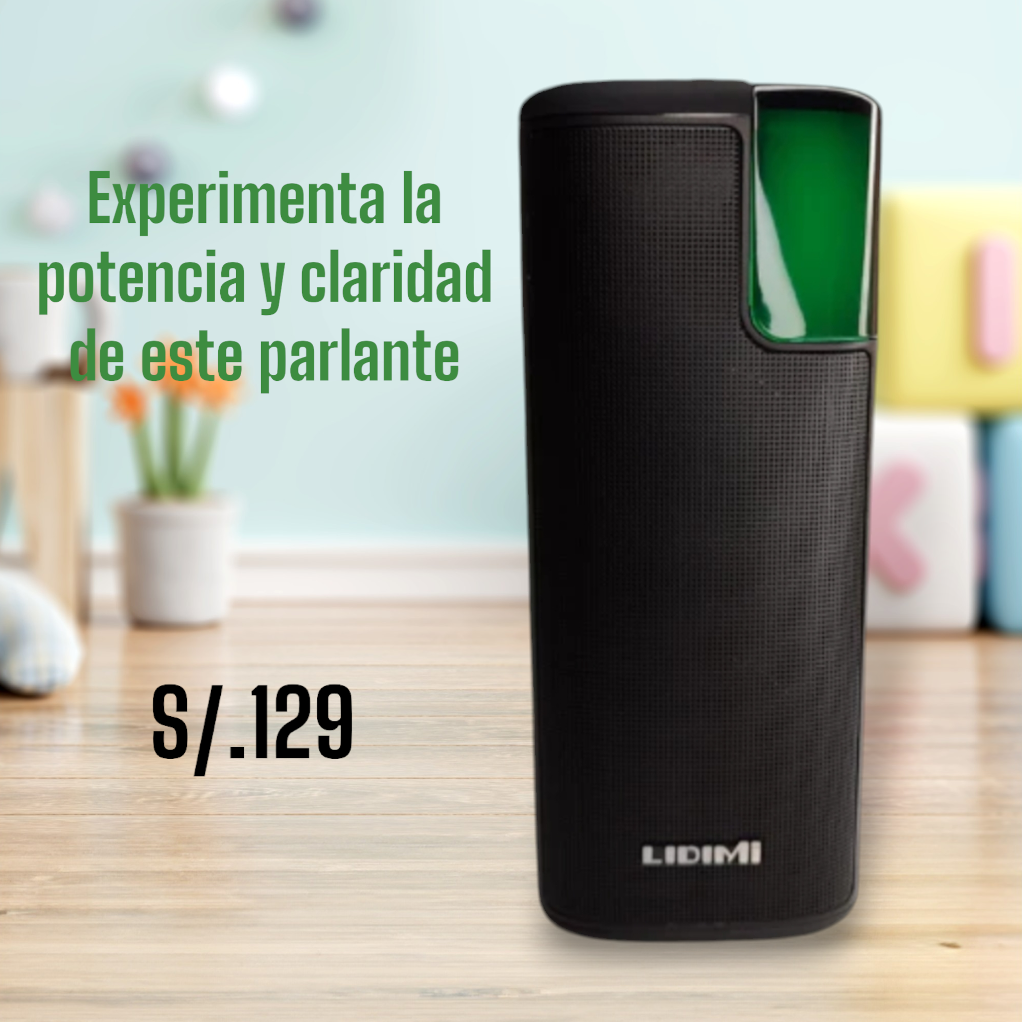 PARLANTE LIDIMI EXTRA BASS LD-S017 (original)